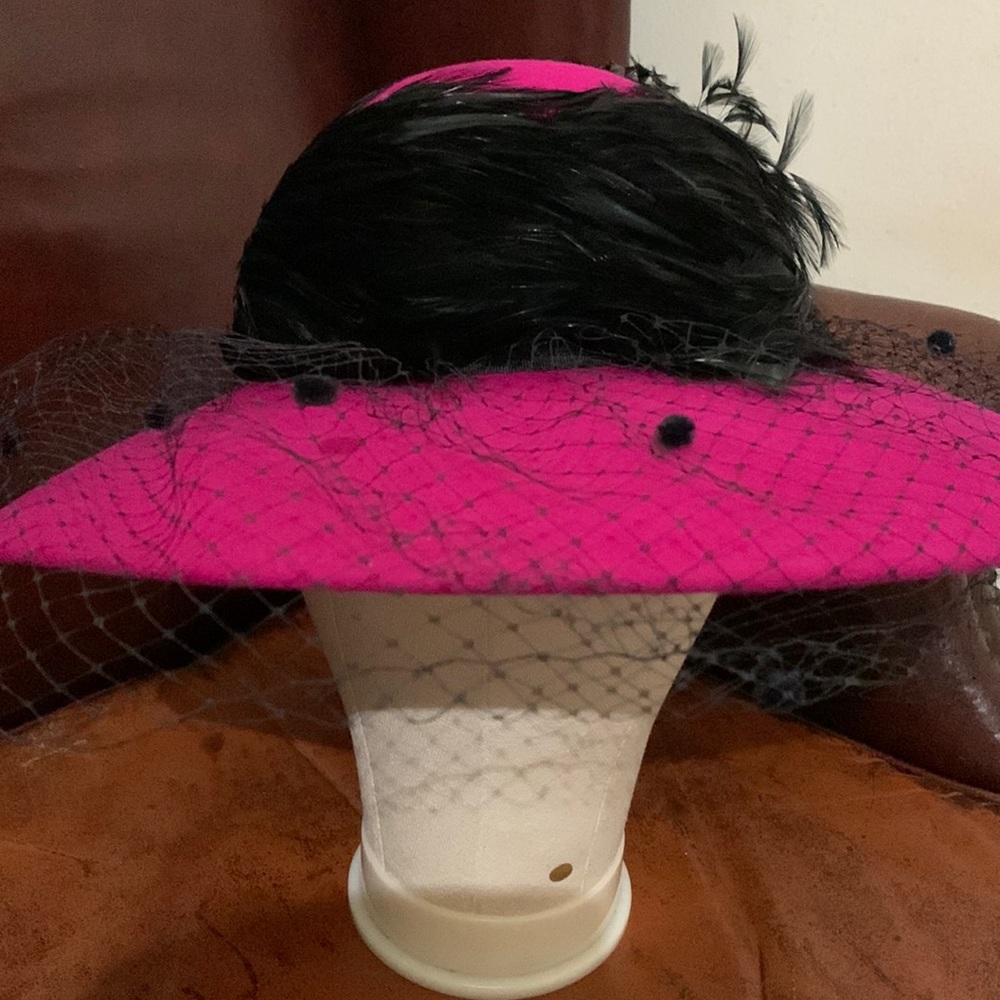 Pink with feathers!